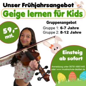 Geige lernen für Kids Idar-Ogerstein